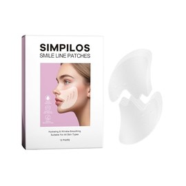 Simpilos Smile Line Patches, Anti Wrinkle Patches Facial Tapes for Nasolabial Folds, Face Lifting & Face Wrinkle Smoothing Patches - 6 Pairs
