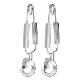 Tiardey 4pcs Snail Tongs, Stainless Steel Food Tongs, Kitchen Tongs, Buffet Tongs, for Home, Restaurant Cooking, Serving