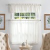 MARTHA STEWART Bedford Woven Plaid Window Curtain Valance and Tiers