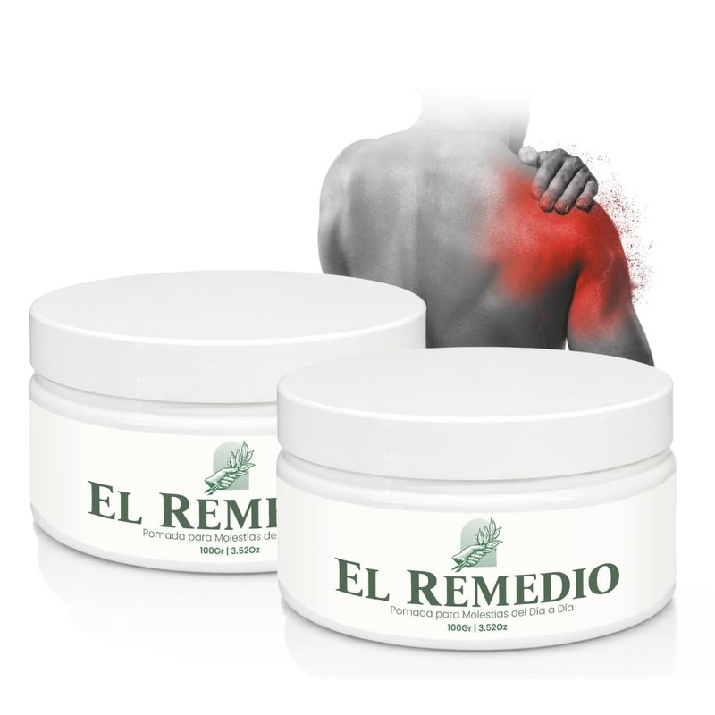 El Remedio – 2 Pack – Pomada Corporal con Mentol