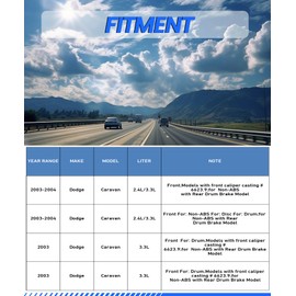 Anpulsero Front Automotive Replacement Brake Kit, Drilled Slotted Brake Rotors Brake Pads Compatible with 2005-2007 Toyota Tacoma, 2003-2007 Toyota 4Runner| Anti-Rust Geomet Coated | 318.8mm(12.6in)