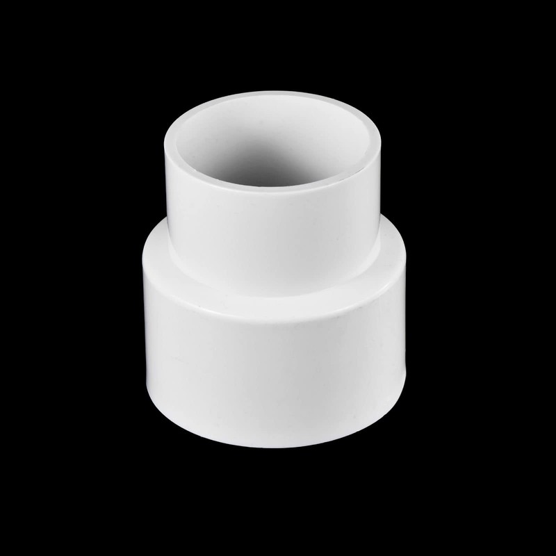 PATIKIL PVC Reducer Pipe Fitting 63mm to 50mm ID, Straight