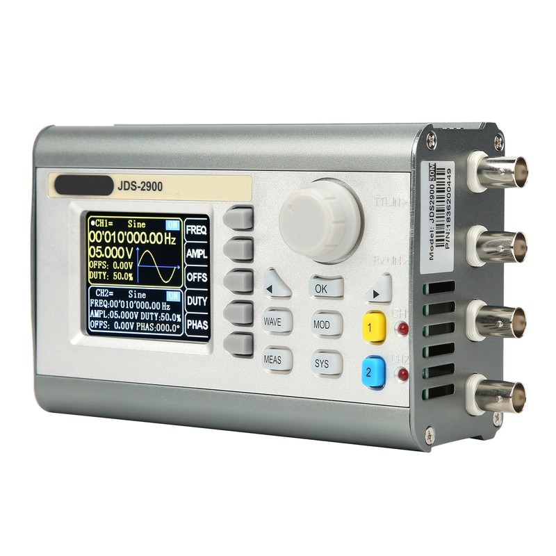 JDS2900-30M Function Arbitrary Waveform Signal Generator DDS 2CH Pulse Signal