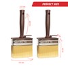 SIZAH 2 Pack Shed & Fence Block Brush, For Shed