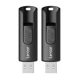 Lexar JumpDrive A30E USB 3.2 Gen 1 Flash Drive 128GB (Pack of 2)