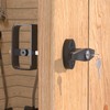 JZVXX 2Pack Shed Lock, 5-1/2" Steam with 4 Keys, Shed