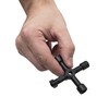 LUNEFOLKS 12"/305mm Stopcock Key - Carbon Steel T-Style Handle, with