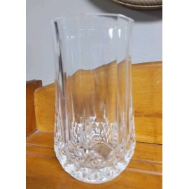 J.G. Durand, Cristal d'Arques Cristal d'Arques - LONGCHAMP - Elegant Crystal Highball Glass Tumbler
