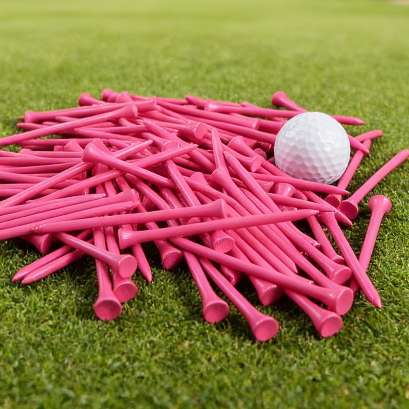 FINGER TEN Golf Tees Wood Long 4 Inch Value 50