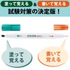 Kokuyo PM-M120-1P Checkle Memorizing Pen, Green, Orange