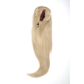 WIG ME UP - WK06-22 Hairpiece Voluminous Smooth Falling Braid / Ponytail Mini Butterfly Clip Elastic Band Approx. 60 cm Ash Blonde