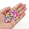 NewZC 550 Pieces Colourful Wooden Beads Set Wooden Beads for