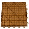 Greatmats Max Tile Vinyl Interlocking Wood Grain Tiles for Basement