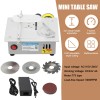 Mini Desktop Table Saw DIY Electric Woodworking Saw Kit for