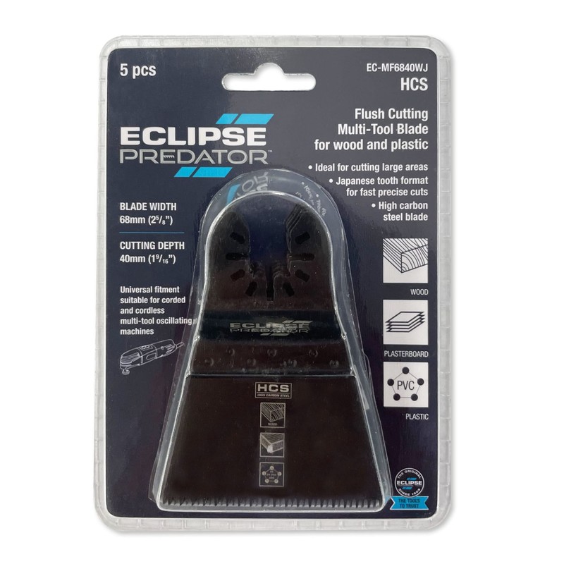 Eclipse Professional Tools EC-MF6840WJ Flush Cutting Multi-Tool Blade for Wood