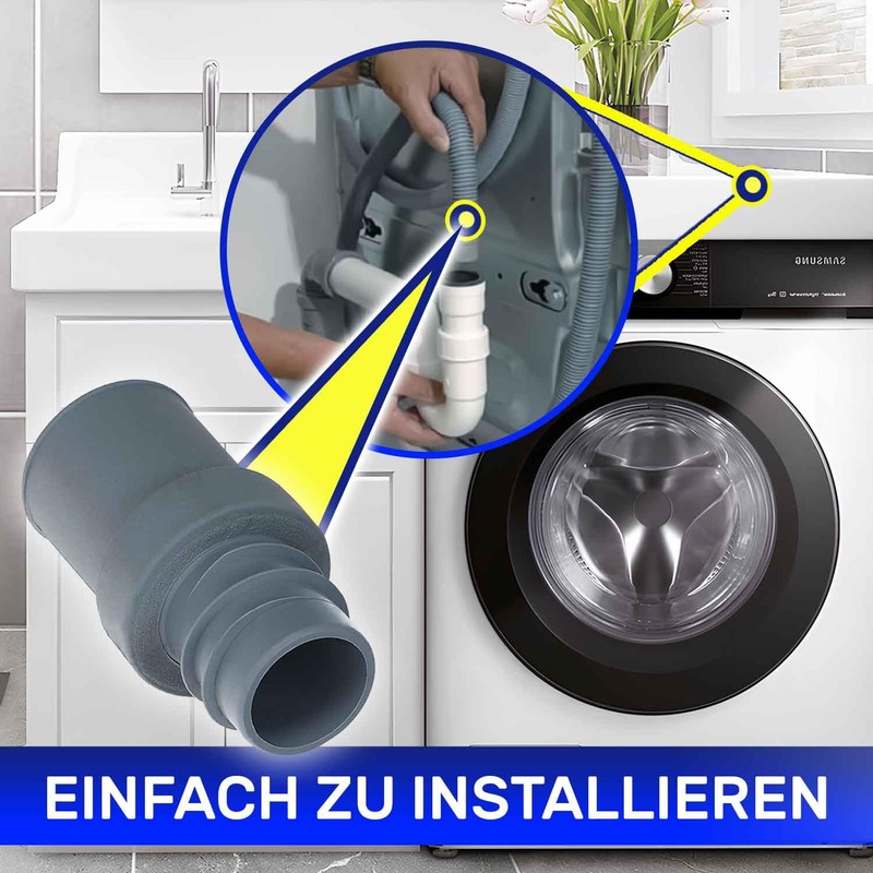 Washing Machine Drain Hose Adapter Diameter 19 mm for Washing