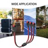 ELFCULB Anderson Splitter Cable,12AWG 1 to 3 Solar Charging Splitter