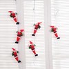 Mini Christmas Decoration Santa 1 Person Mini Ladder Climbing Santa