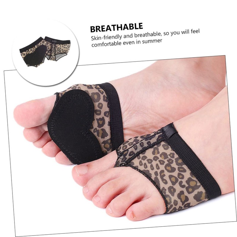 FRCOLOR 3 Pairs Toe Pads Fitness Leather Foot Gloves