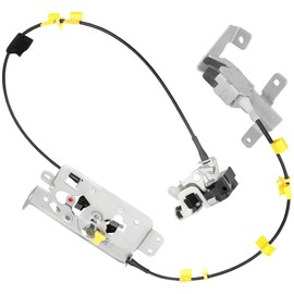 HHCSOP Rear Door Lock Latch & Cable Right Passenger Side Fit for 2004 2005 2006 2007 2008 Ford F150 Extended Cab Pickup, Door Upper and Lower Latches Assembly 8L3Z-18264A00-B, 6L3Z-18264A00-B