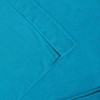 Brentfords Sun Lounger Towels, Sea Blue Beach Towel with Pockets