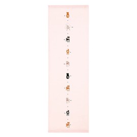 Kontex Imabari Towel, Face Towel, Tenugui, Fugoyomi, Hagoromo Gauze, Shiva, Pink, Approx. 13.0 x 37.4 inches (33 x 95 cm)