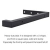 OVOV 6 Pack Heavy Duty Shelf Brackets Wall Mounted Industrial