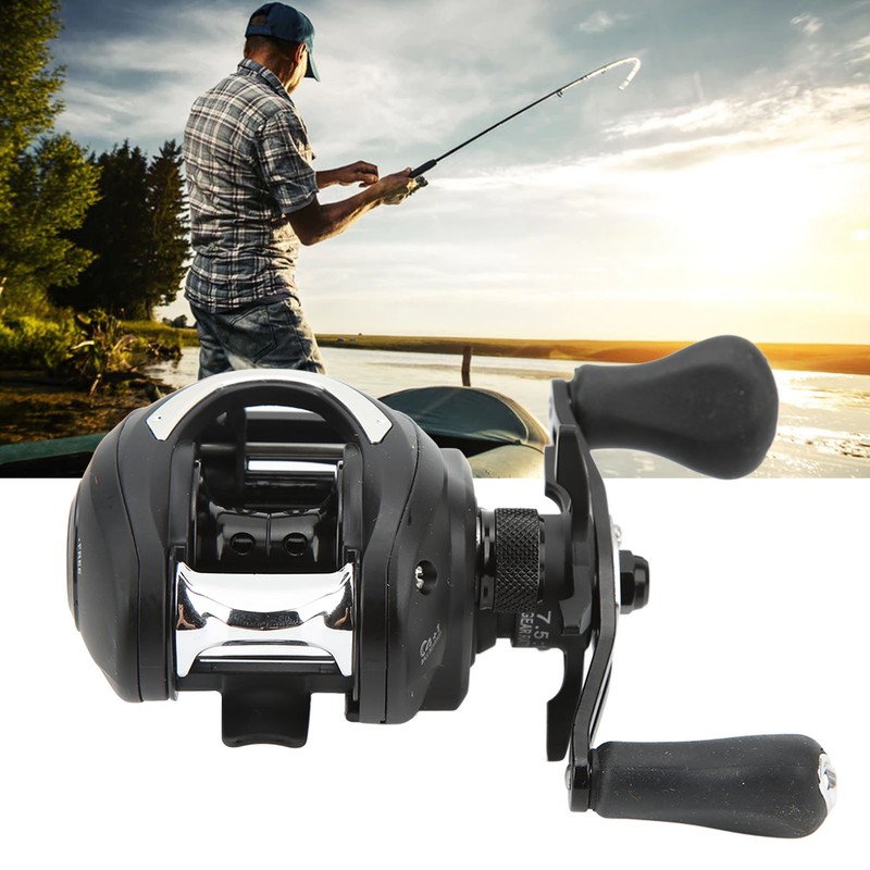 CC80 Water Drop Lure Fishing Reel 7.5:1 Long Range Micro