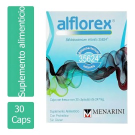 Alflorex Suplemento Alimenticio 20 Ml 1 Caja 30 Capsulas Sabor Neutro