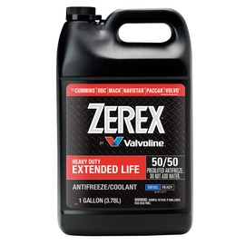 Zerex Extended Life Red Heavy Duty (HD) 50/50 Prediluted Ready-to-Use Antifreeze/Coolant 1 GA