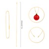 VEYLIN 100 Pcs 20cm Christmas Ornament Hanger String, Rope Fasteners