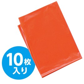 Artec Color Vinyl Bags, Pack of 10, 45530 Red