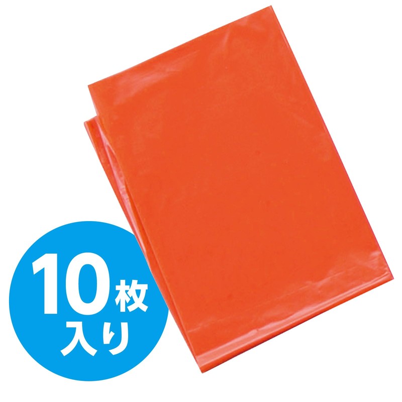 Artec Color Vinyl Bags, Pack of 10, 45530 Red