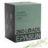 Laundry Detergent Sheets 260 Loads, Fresh Scent, Eco-Friendly Liquidless Soap