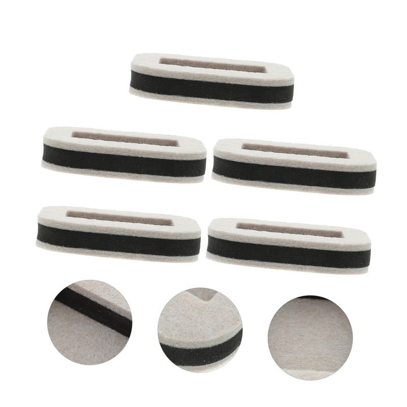 SHINEOFI 5pcs Chair Wheel Retainer Office Chair Stoppers Felt Pads