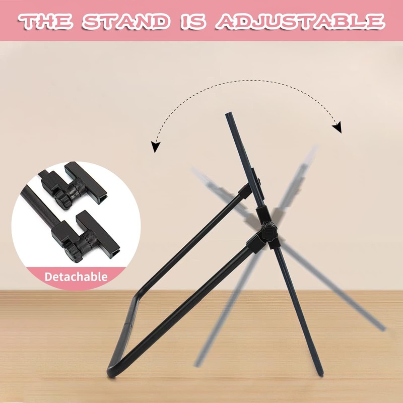 Dry Erase Whiteboard with Stand, A4 Mini Magnetic Desktop Small