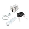 sourcing map Cam Lock 20mm Cylinder Length 48mm X 2mm