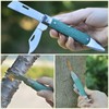 Grafting Knife, COMKIT Professional Foldable Double Blades Graft Knife, Fruit