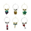 Wine Things WT-1423P Vino Color Wine Charms, Painted
