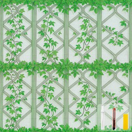 COUNTEWOL Frosted Glass Window Privacy Film with Installation Tools Removable Peep-Proof Static Cling Heat Control UV Protection Ideal for Home Office Bathroom Door(Frosted Ivy, 17.5 x 78.7 Inch)