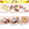 96 PCS Taco Mexican Fiesta Pre-Cut Temporary Tattoos for Kids