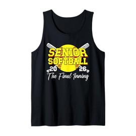 Softball Senior 2026 Proud Senior Softball Player 2026 Tank Top