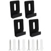 LBTODH 4PCS Wide Mirror Hanging Hardware Metal Mirror Clips with