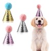3pcs Dog Birthday Hat for Pets Party Decoration Supplies， Cat