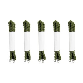 10/20pcs Boot Bands Blousing Garters Trouser Twists Military Double Twisted Shock Cord Trouser Twist for Men,Green & Black (Green(10pcs))