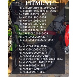 JFG RACING Motorcycle Foot Pegs Pedals Footrests For KLX250/250R/300/300R/250S/650, KLR650, XR650L And More Dirt Bikes, GREEN