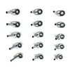 YFFSFDC Top Guides 15pcs Rod Guide Stainless Steel Fishing Rod