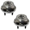 TRQ Front Rear Wheel Hub Bearings Assembly Set Compatible with