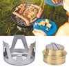 Camping Stove Windproof Vaporizable Portable Liquid Spirit Stove with Stand