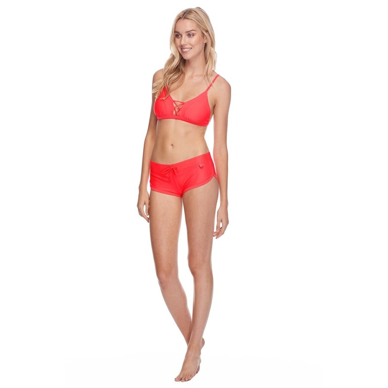 Body Glove Junior's Smoothies Sidekick Sporty Swim Short Bikini Bottom,